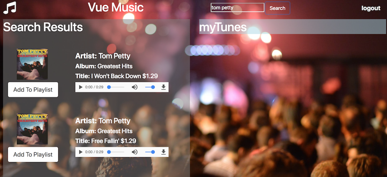 Vue Music